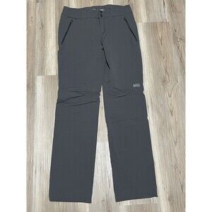 REI Co-op Womens Size 2 Gray Activator Soft Shell Semi Fitted Pants Stretch